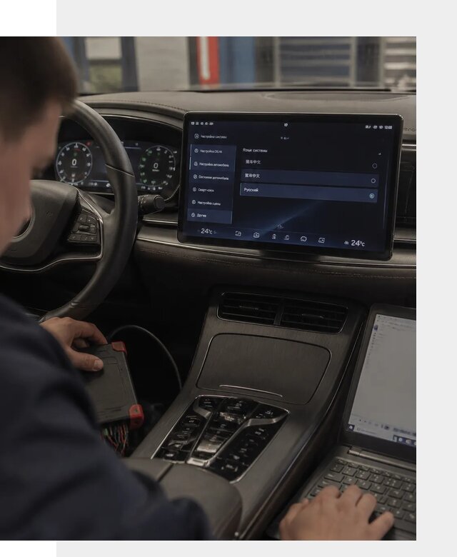 Русификация автомобиля BYD HAN для эксплуатации в Тихорецке